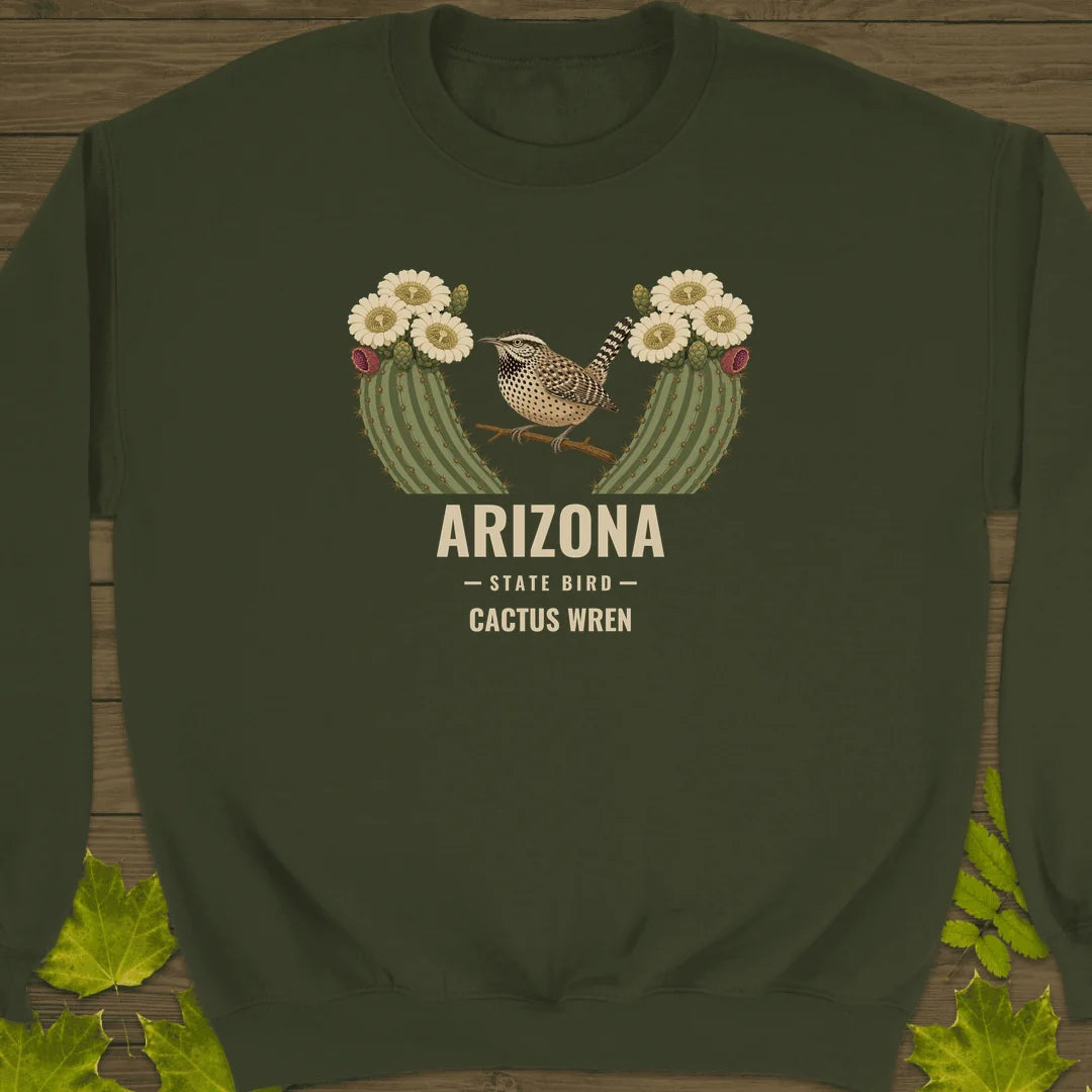 Arizona State Bird Sweatshirt in Military Green