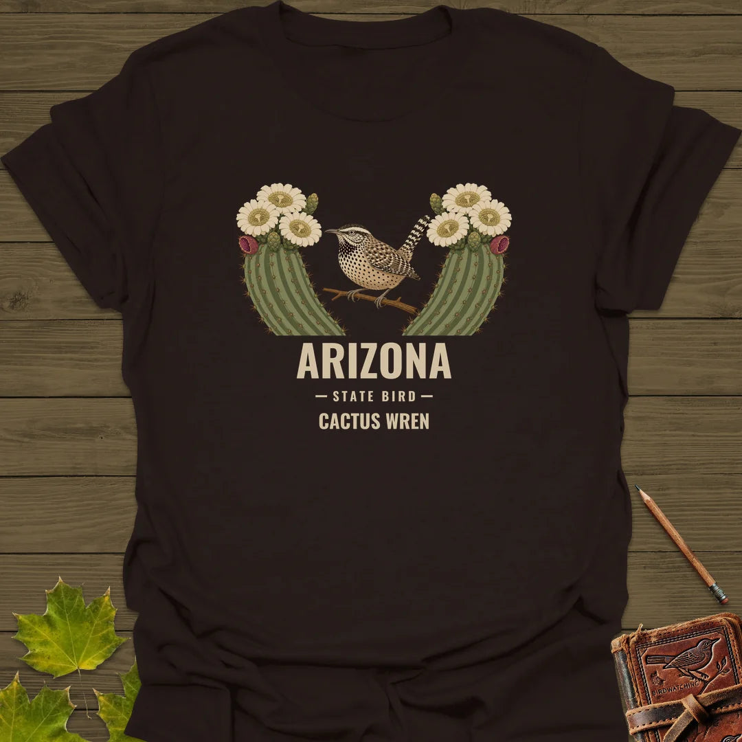 Arizona State Bird T-Shirt in Dark Chocolate
