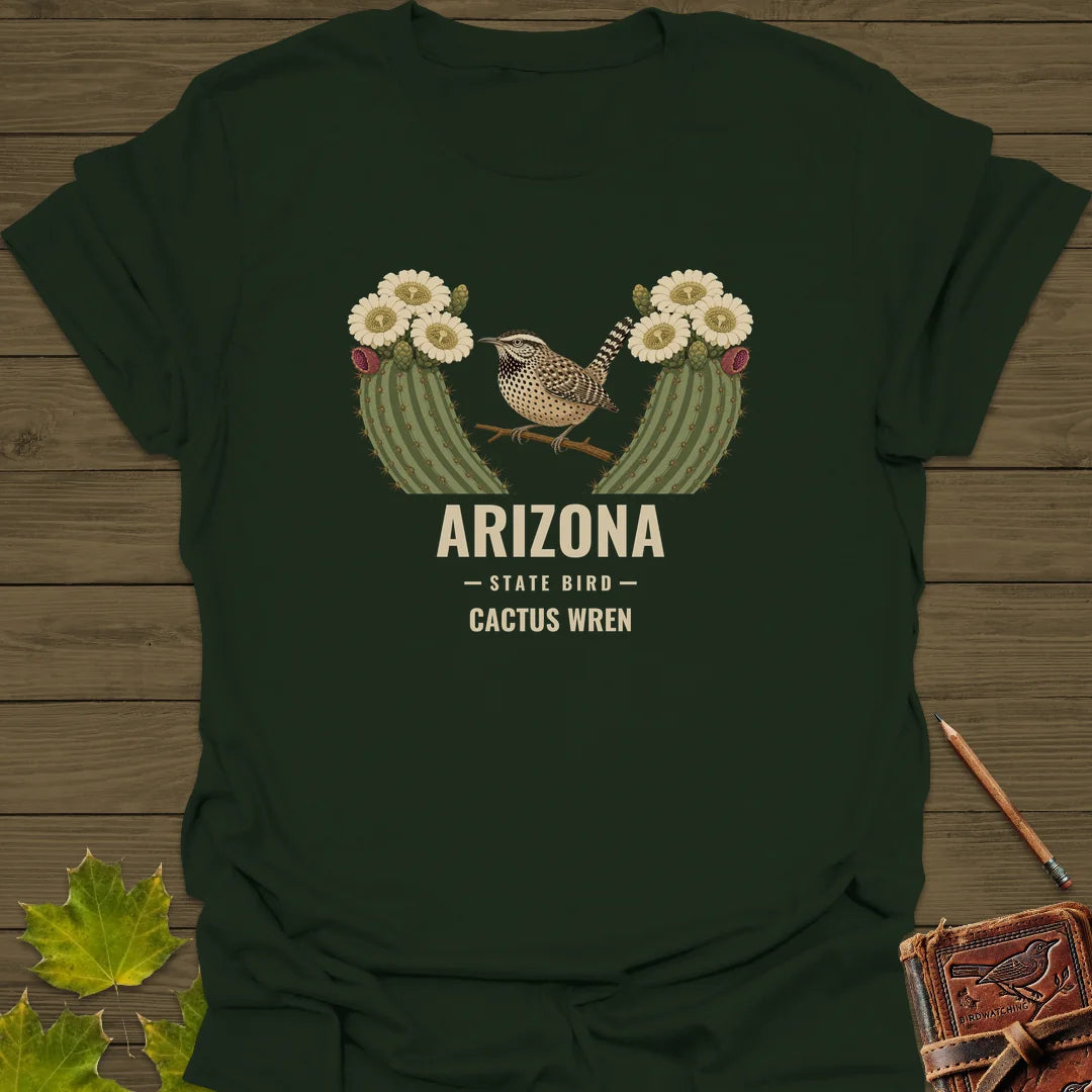 Arizona State Bird T-Shirt in Forest Green