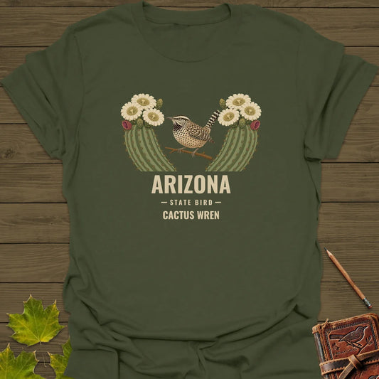 Arizona State Bird T-Shirt in Military Green