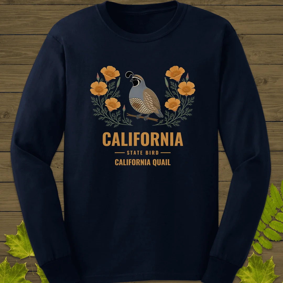 California State Bird Long Sleeve in Navy