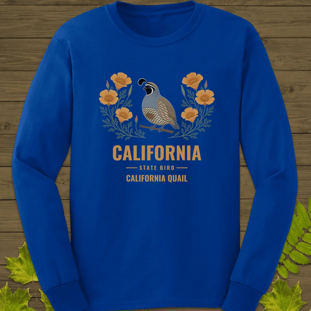 California State Bird Long Sleeve in Royal