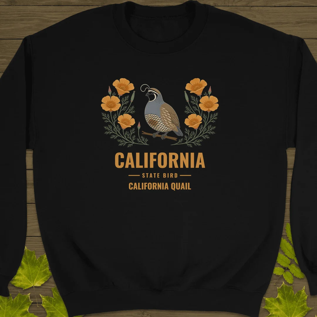 California State Bird Sweatshirt in Black