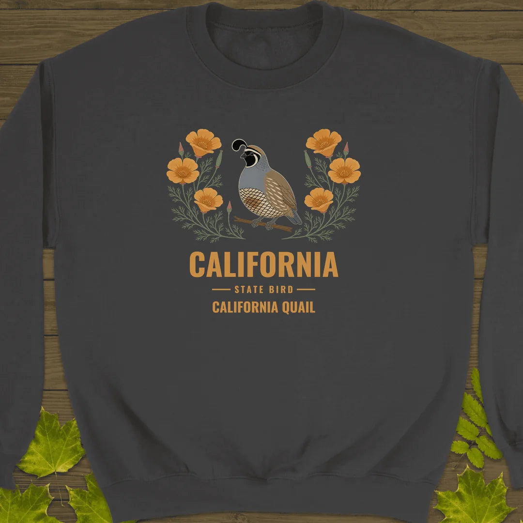 California State Bird Sweatshirt in Charcoal