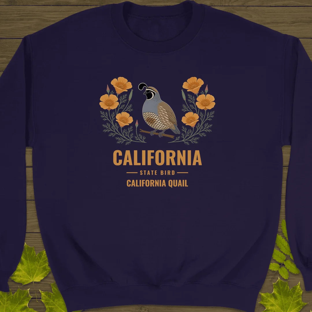 California State Bird Sweatshirt in Purple