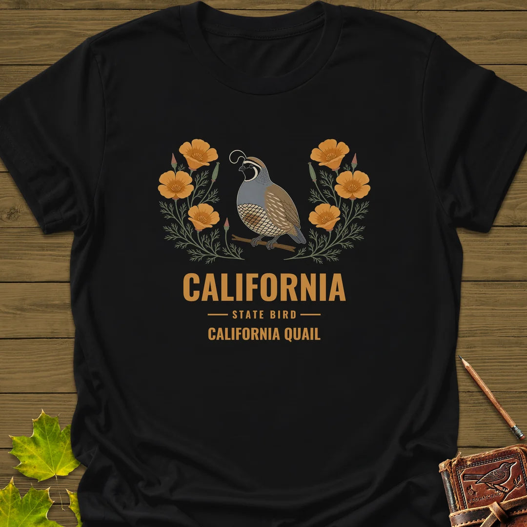 California State Bird T-Shirt in Black