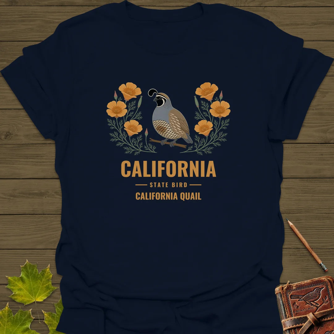 California State Bird T-Shirt in Navy