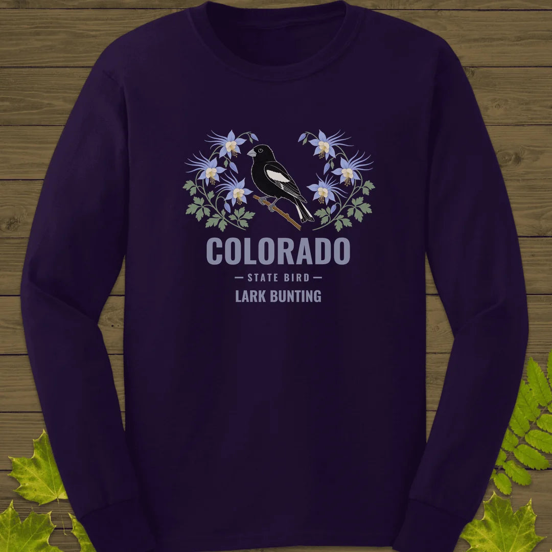 Colorado State Bird Long Sleeve in Purple