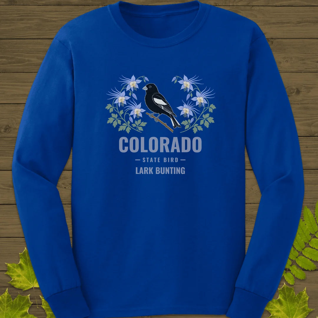 Colorado State Bird Long Sleeve in Royal