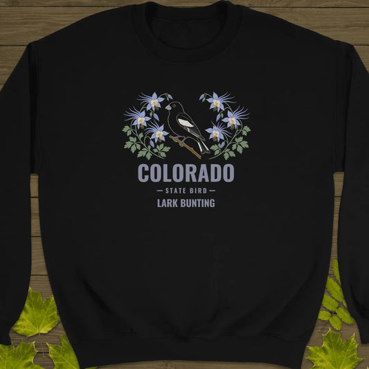 Colorado State Bird Sweatshirt in Black