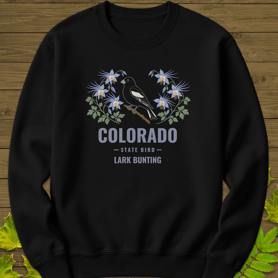 Colorado State Bird Sweatshirt in Black