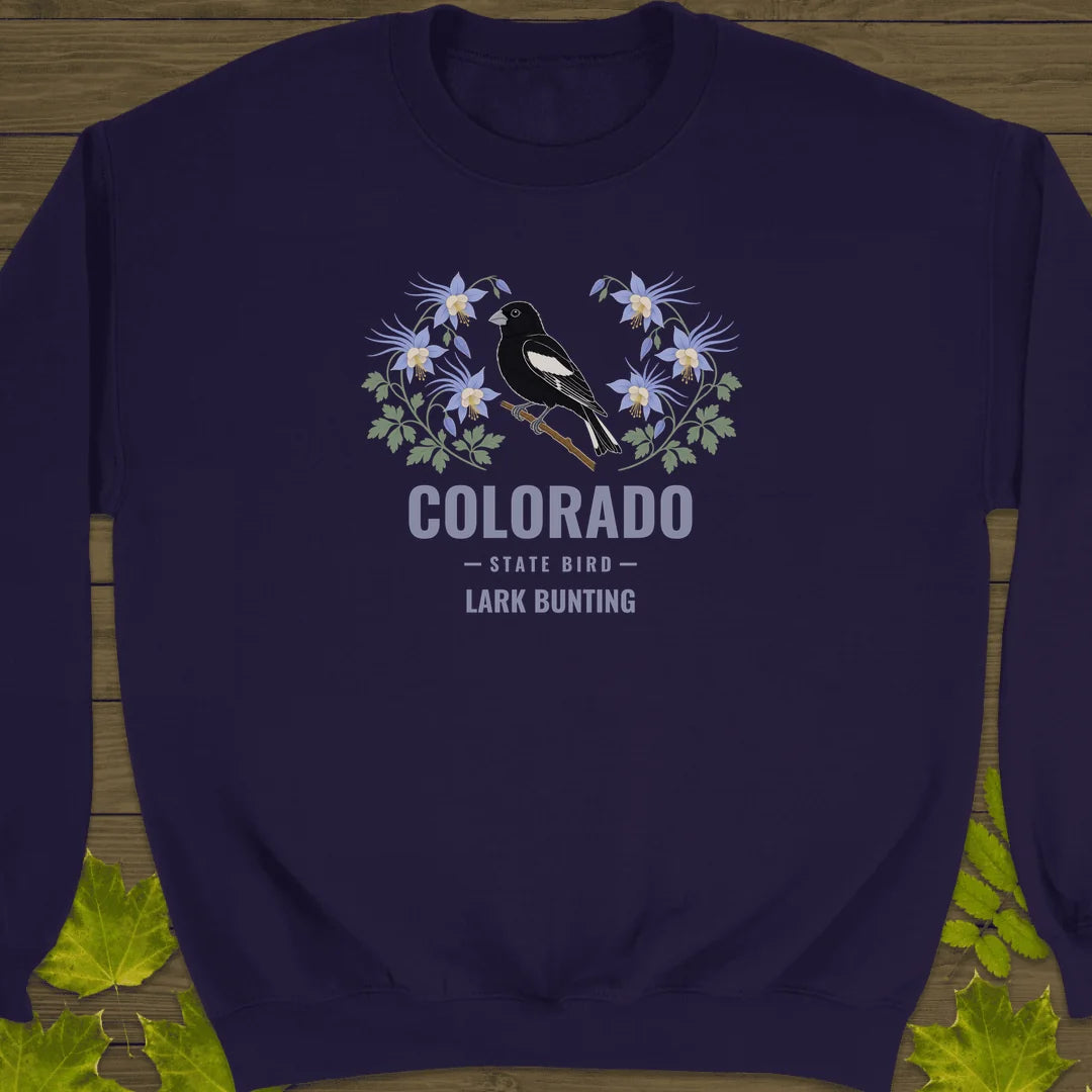 Colorado State Bird Sweatshirt in Purple