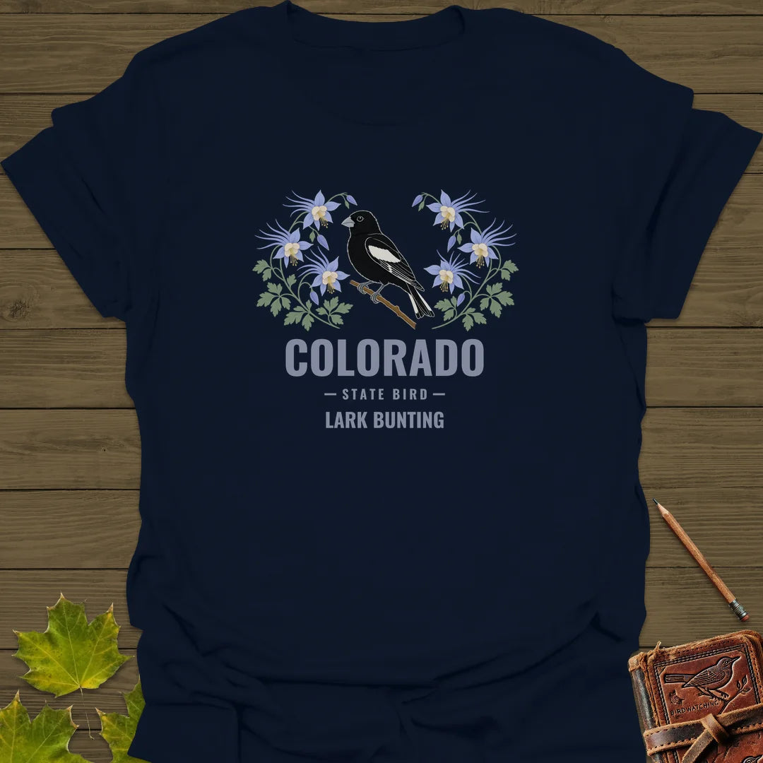 Colorado State Bird T-Shirt in Navy