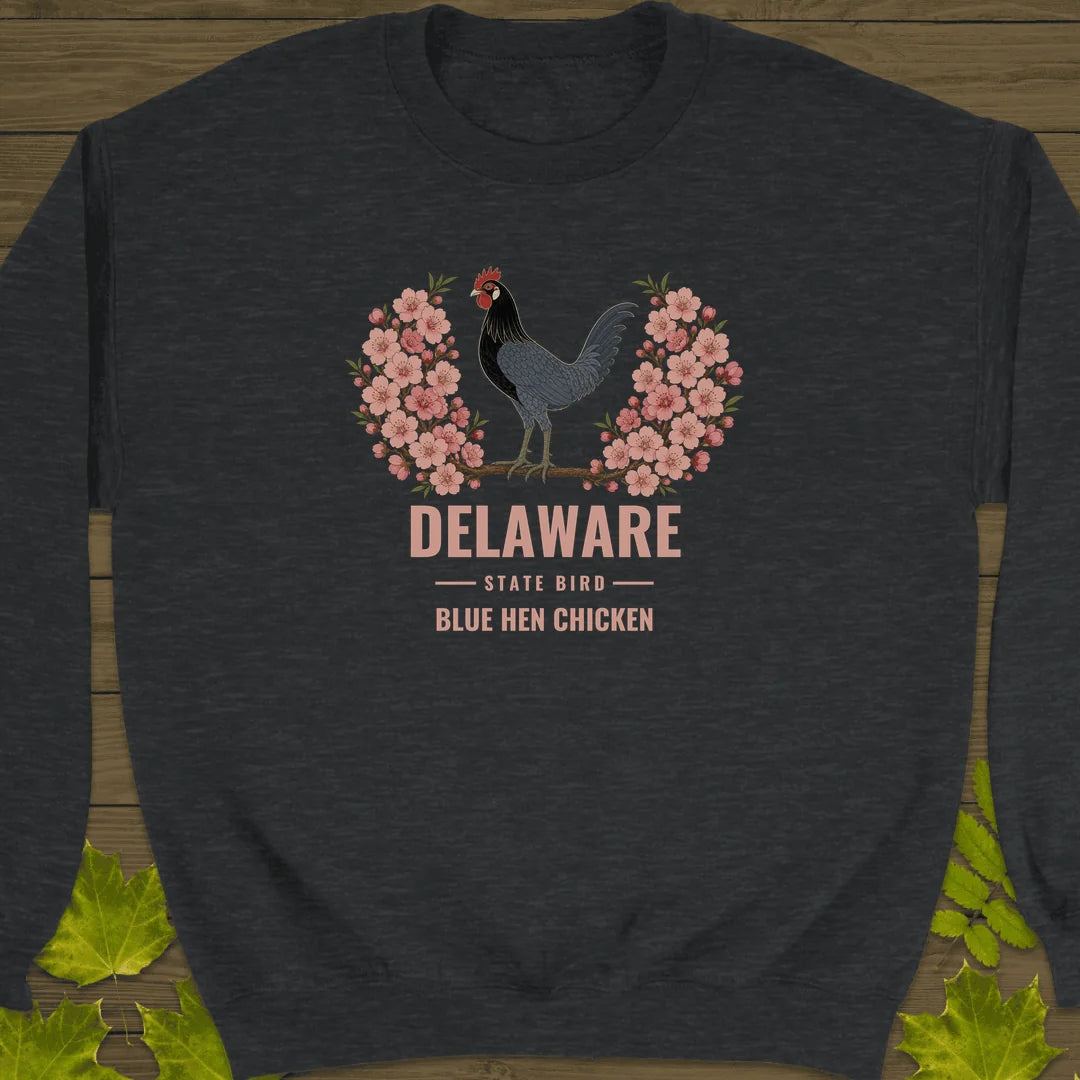 Delaware State Bird Sweatshirt in Dark Heather