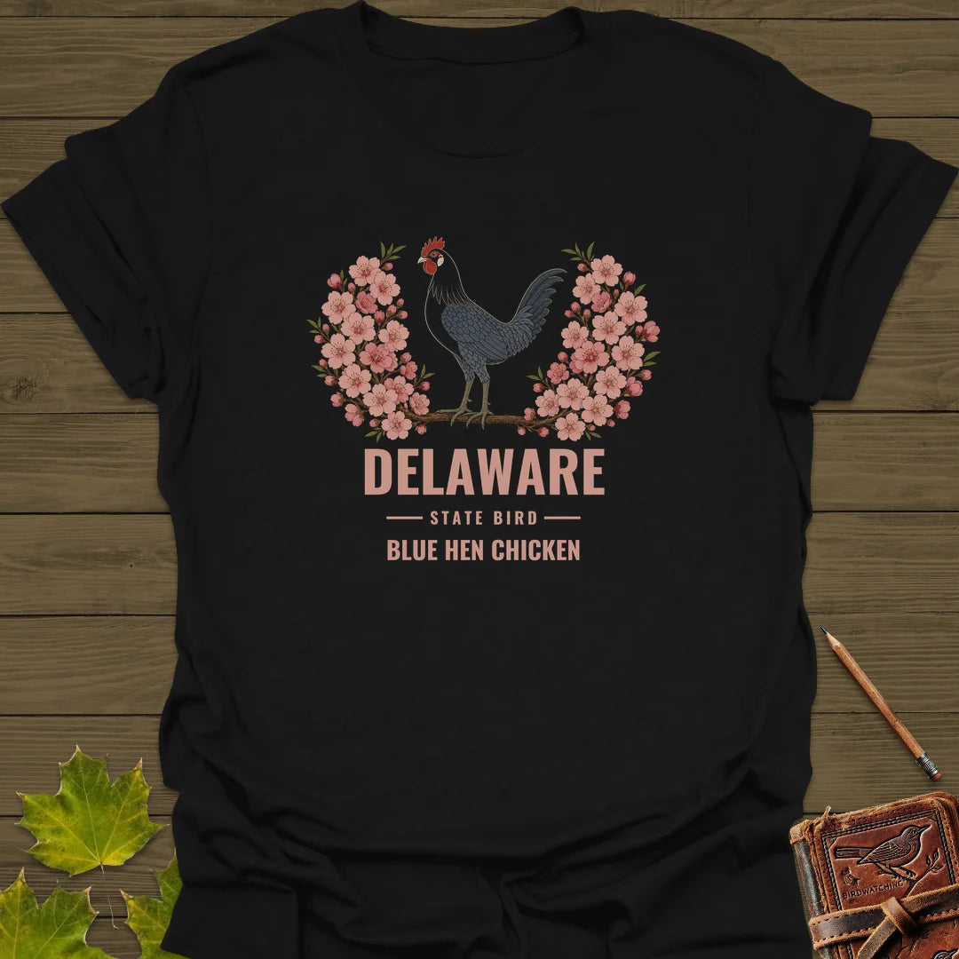 Delaware State Bird T-Shirt in Black