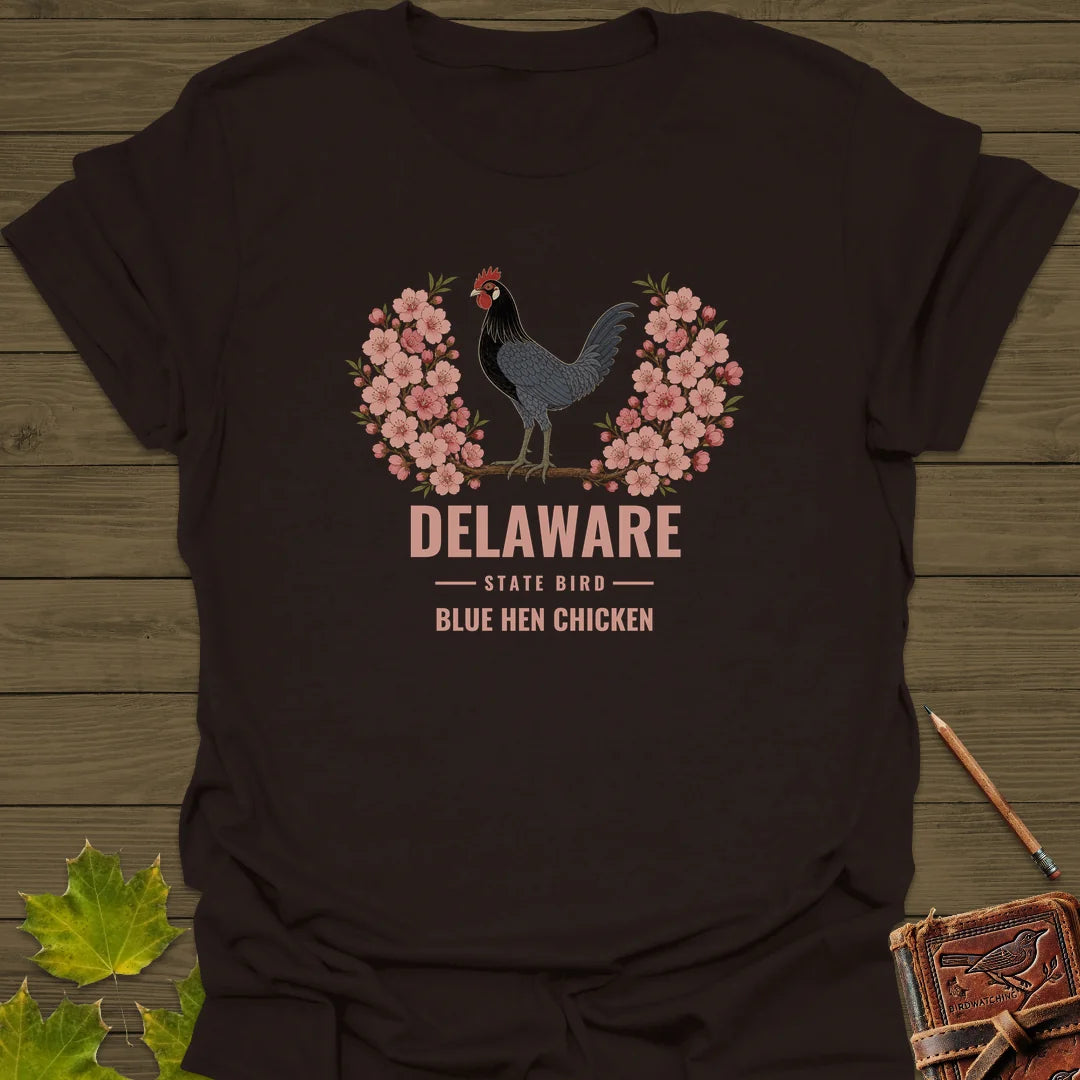 Delaware State Bird T-Shirt in Dark Chocolate
