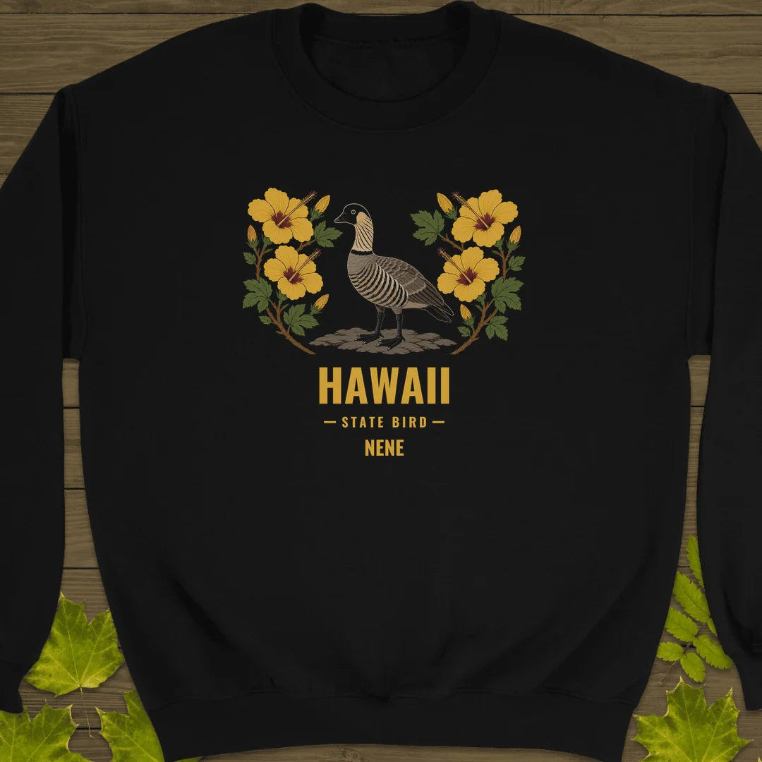 Hawaii State Bird Sweatshirt in Black