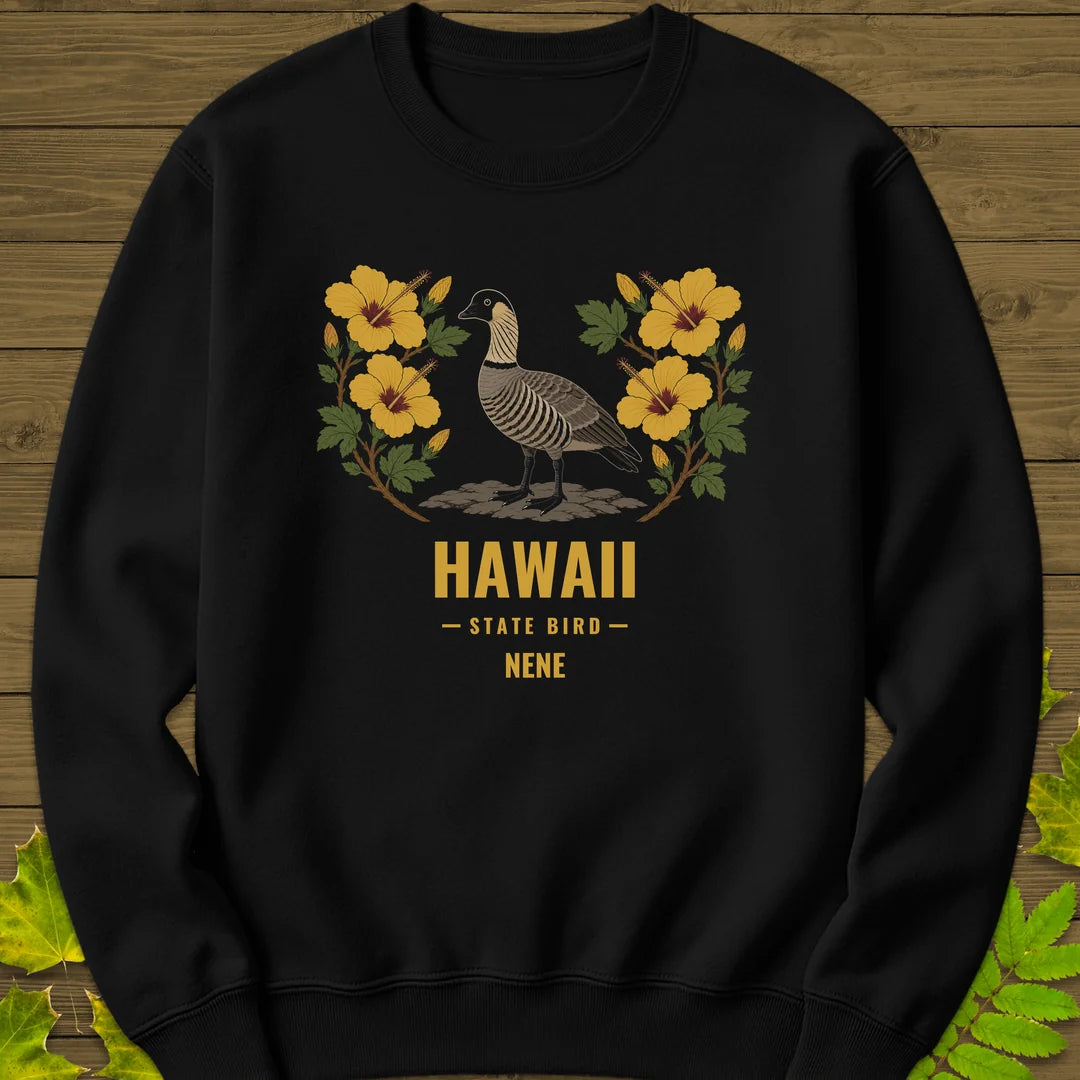 Hawaii State Bird Sweatshirt in Black