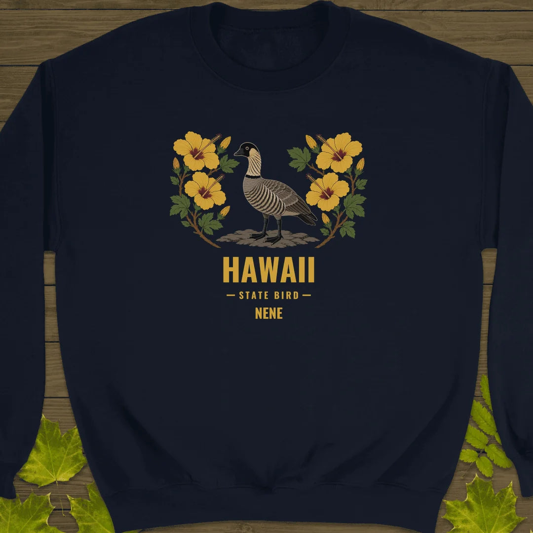 Hawaii State Bird Sweatshirt in Navy
