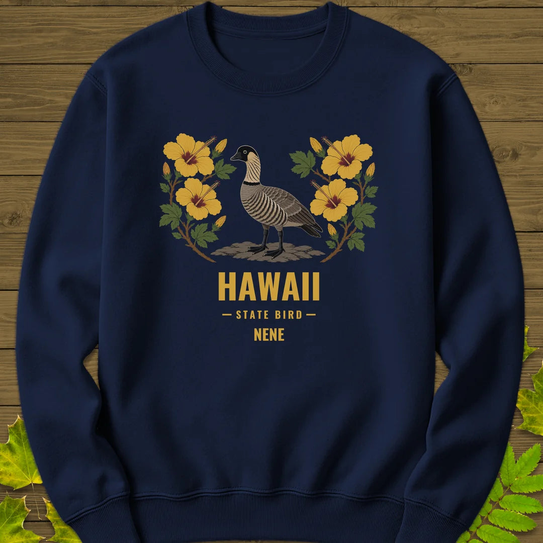 Hawaii State Bird Sweatshirt in Navy