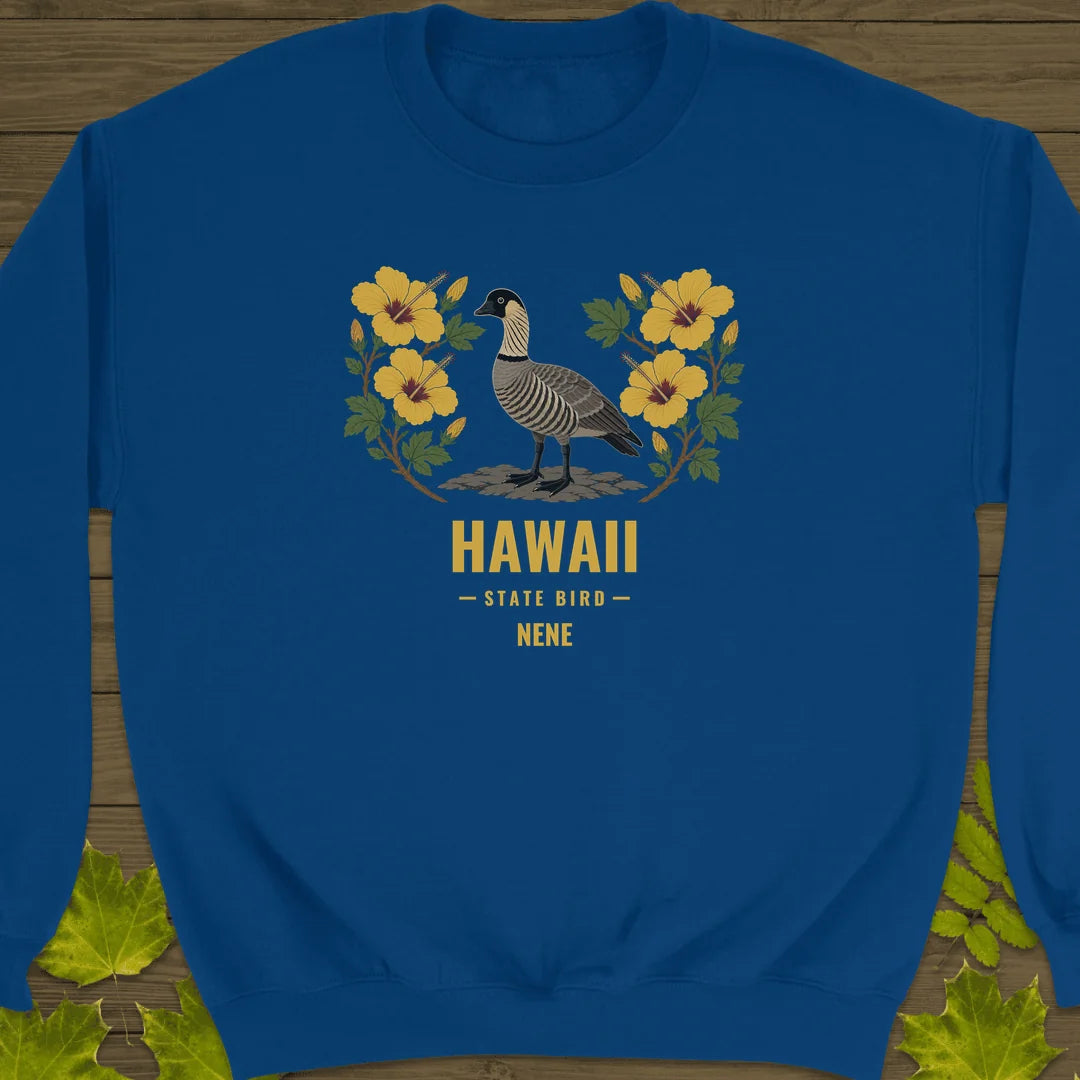 Hawaii State Bird Sweatshirt in Royal