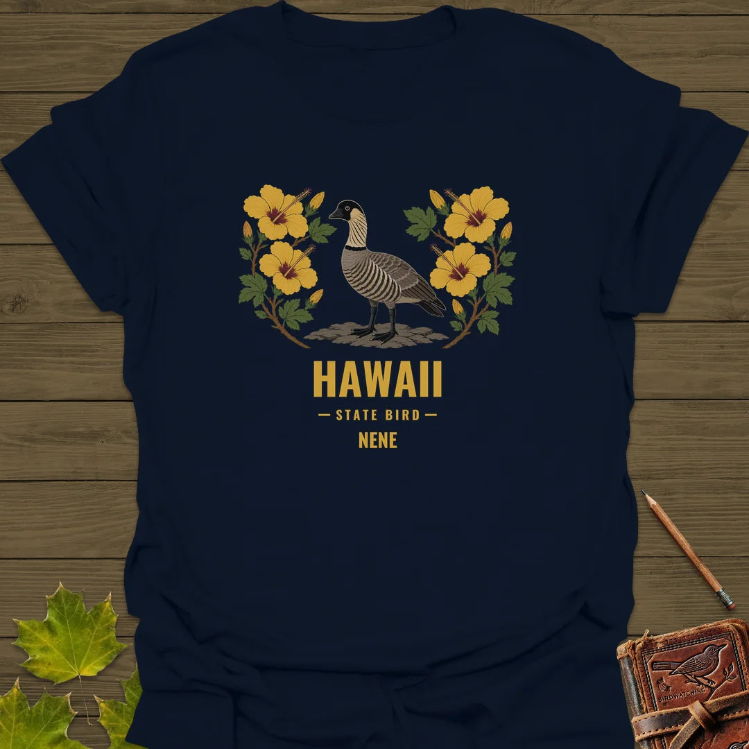 Hawaii State Bird T-Shirt in Navy