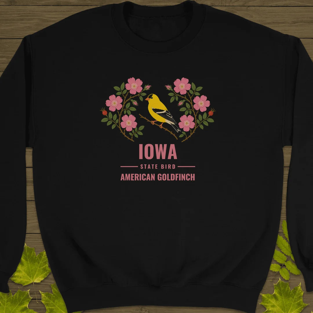 Iowa State Bird Sweatshirt in Black