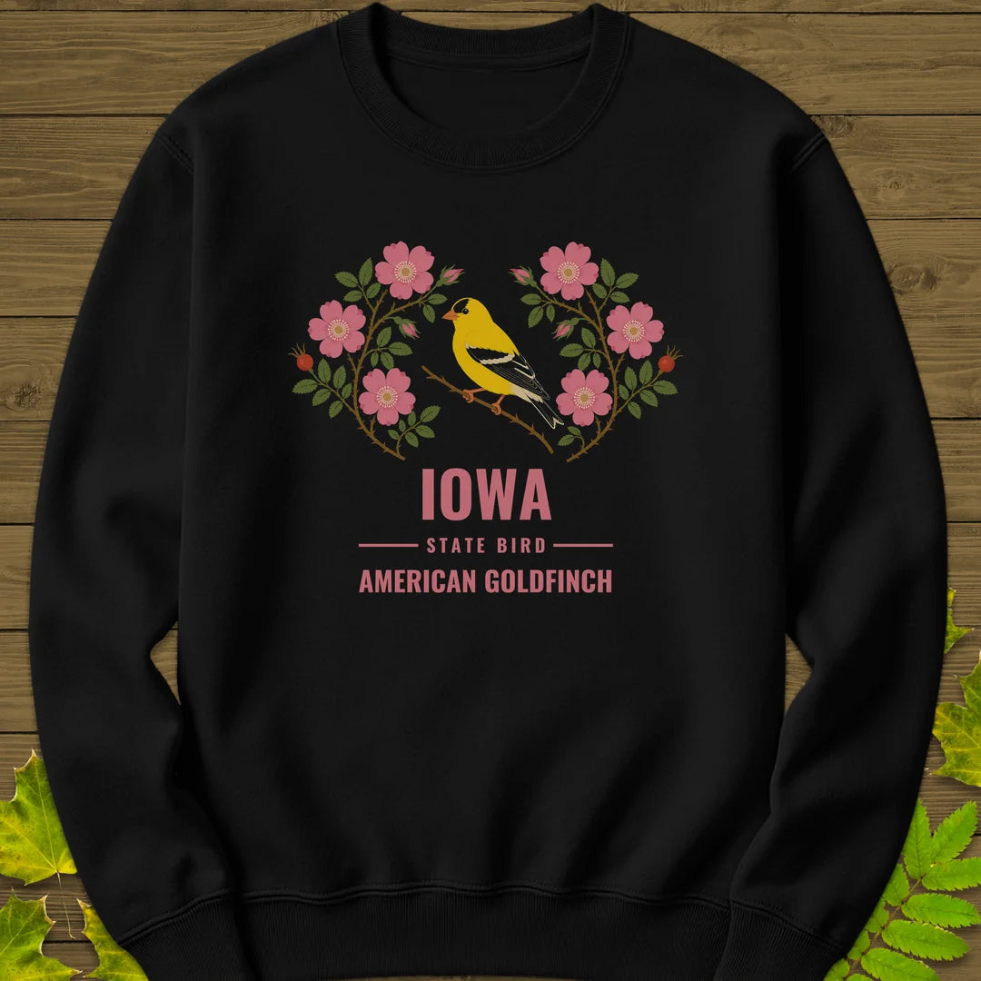 Iowa State Bird Sweatshirt in Black