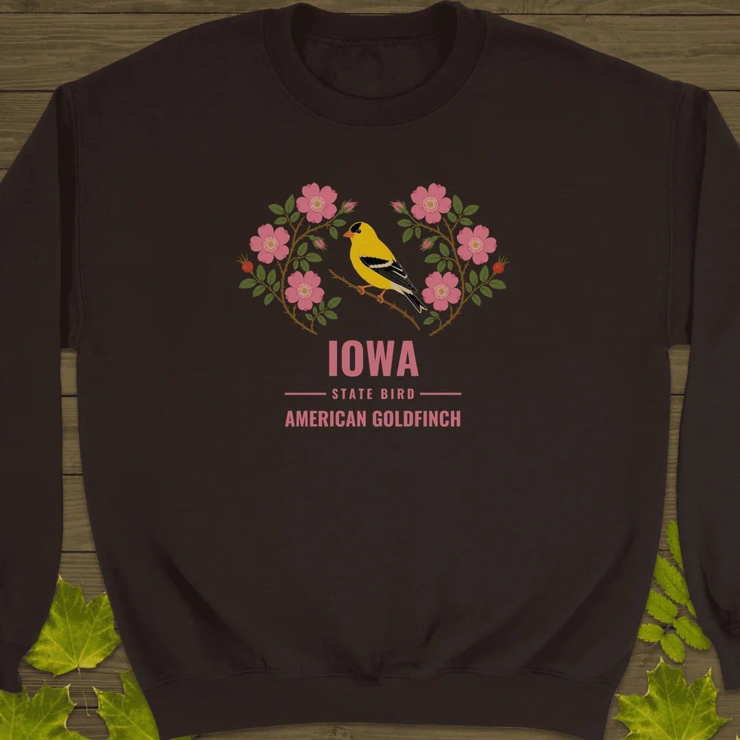 Iowa State Bird Sweatshirt in Dark Chocolate