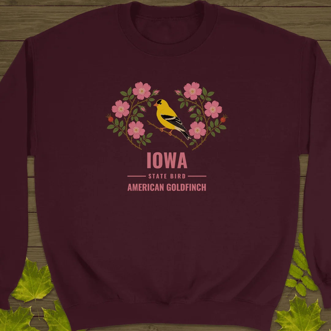 Iowa State Bird Sweatshirt in Maroon