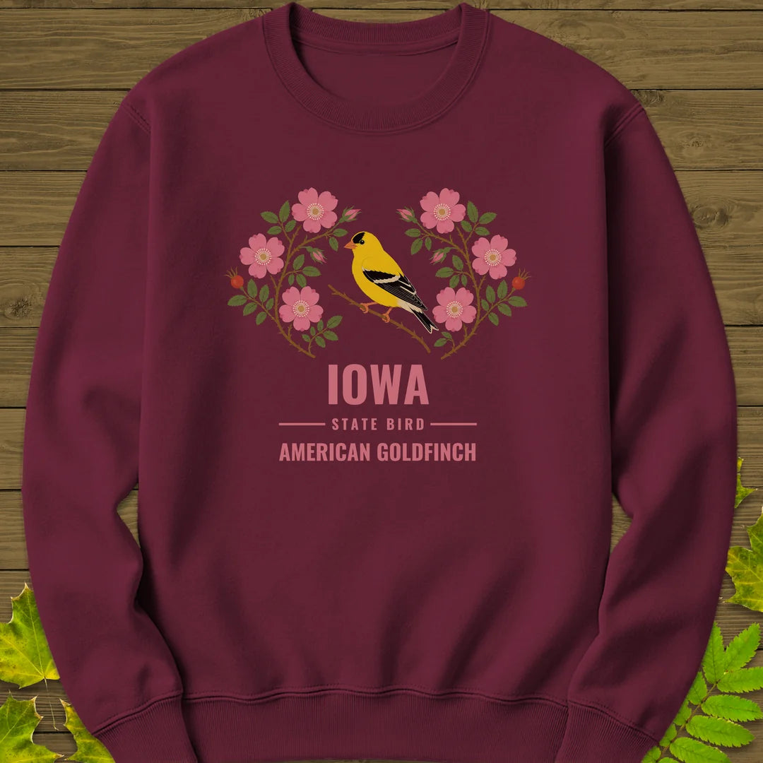 Iowa State Bird Sweatshirt in Maroon