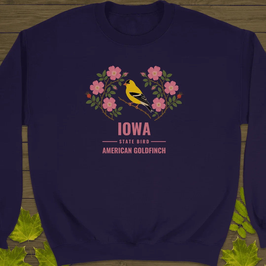Iowa State Bird Sweatshirt in Purple