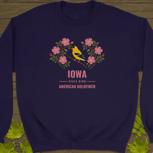 Iowa State Bird Sweatshirt in Purple
