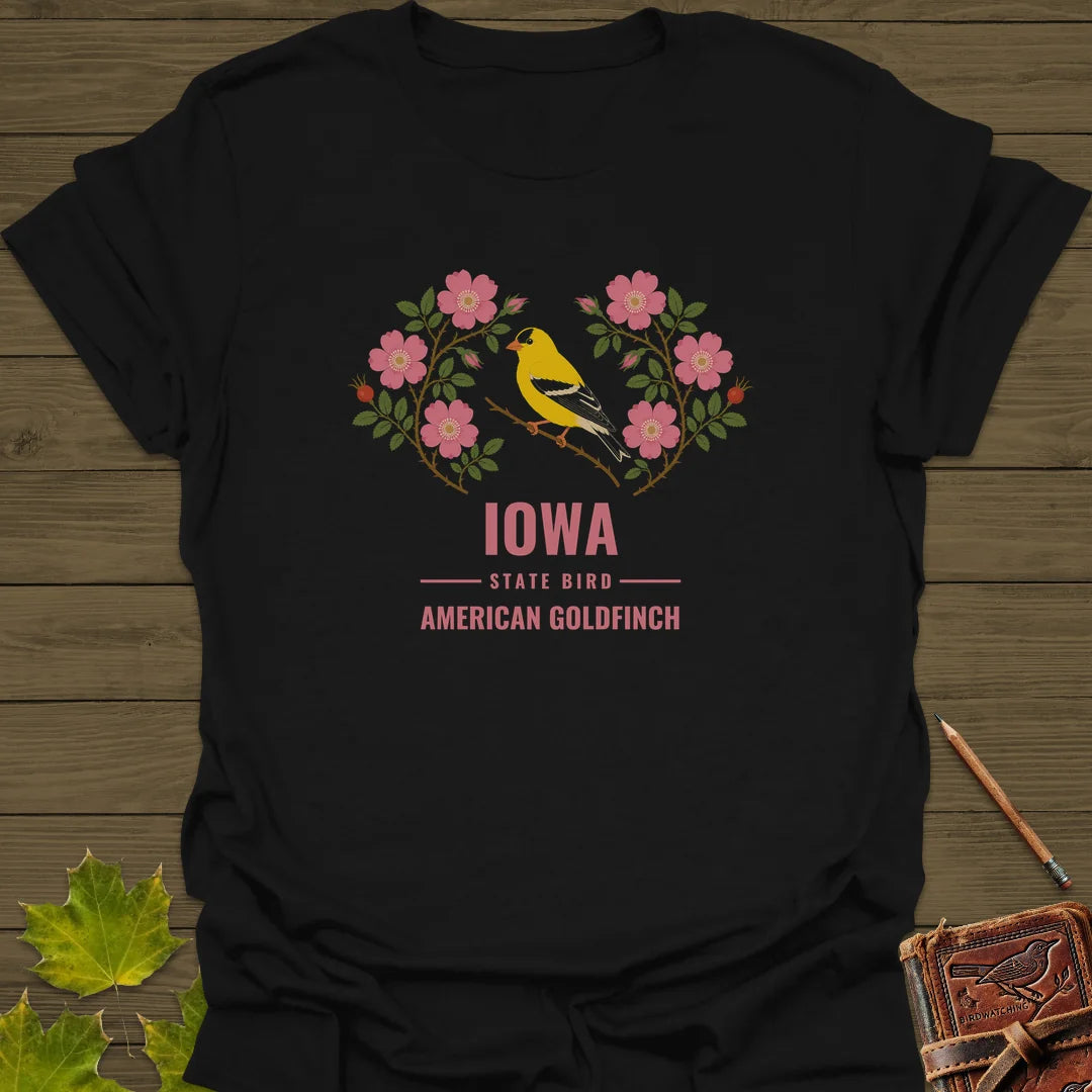 Iowa State Bird T-Shirt in Black