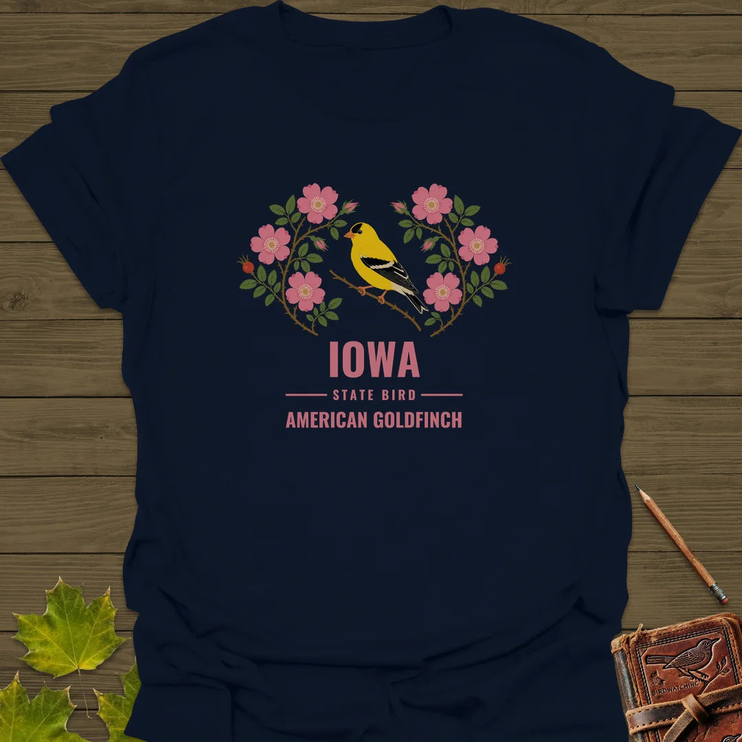 Iowa State Bird T-Shirt in Navy