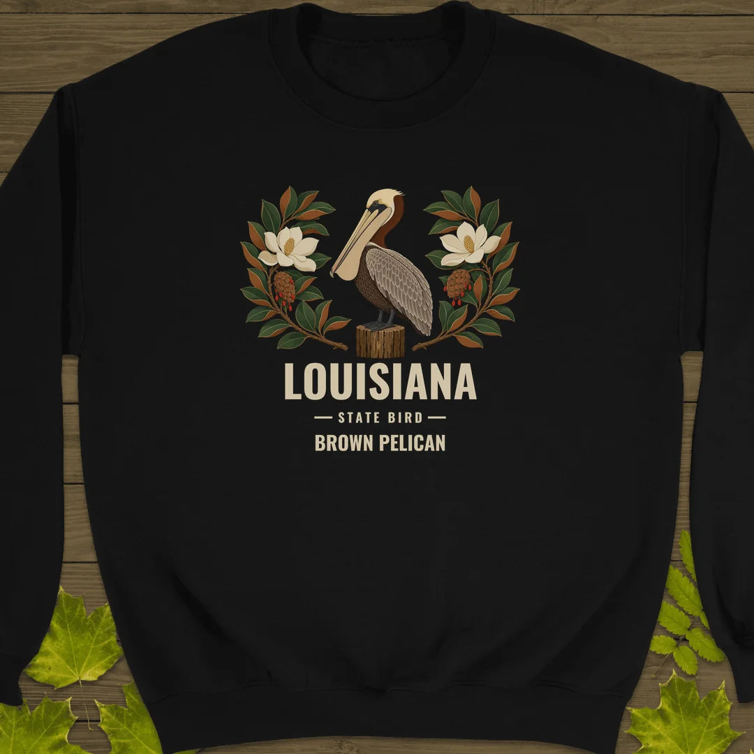 Louisiana State Bird Sweatshirt in Black