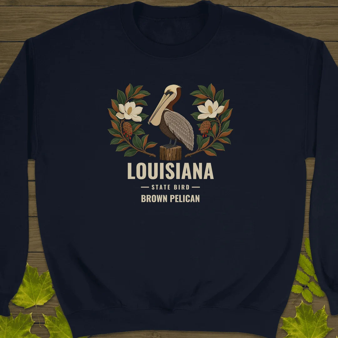 Louisiana State Bird Sweatshirt in Navy
