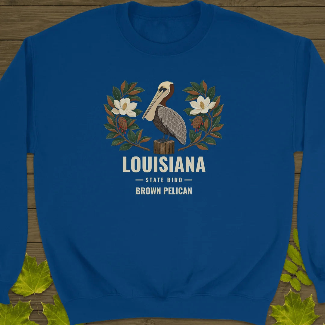 Louisiana State Bird Sweatshirt in Royal