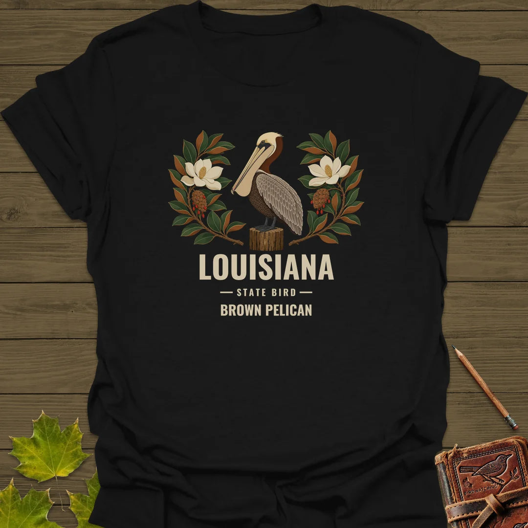 Louisiana State Bird T-Shirt in Black