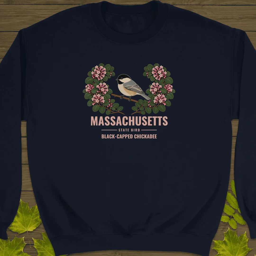 Massachusetts State Bird Sweatshirt in Navy