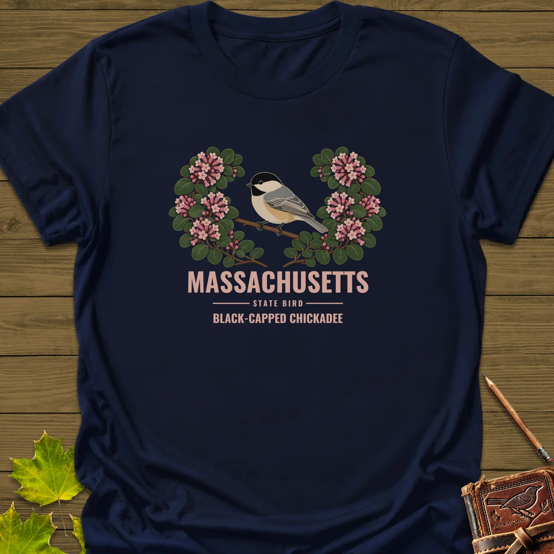 Massachusetts State Bird T-Shirt in Navy