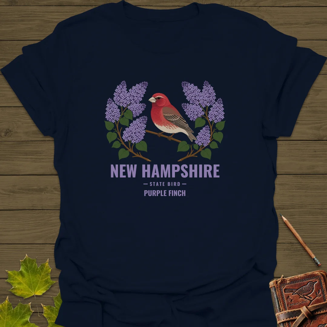 New Hampshire State Bird T-Shirt in Navy