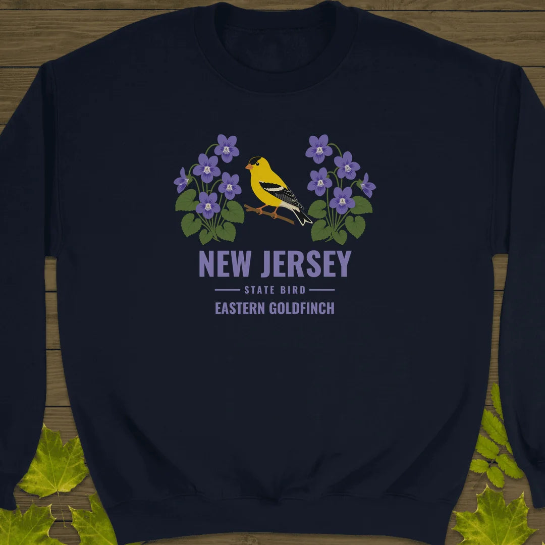 New Jersey State Bird Sweatshirt in Navy