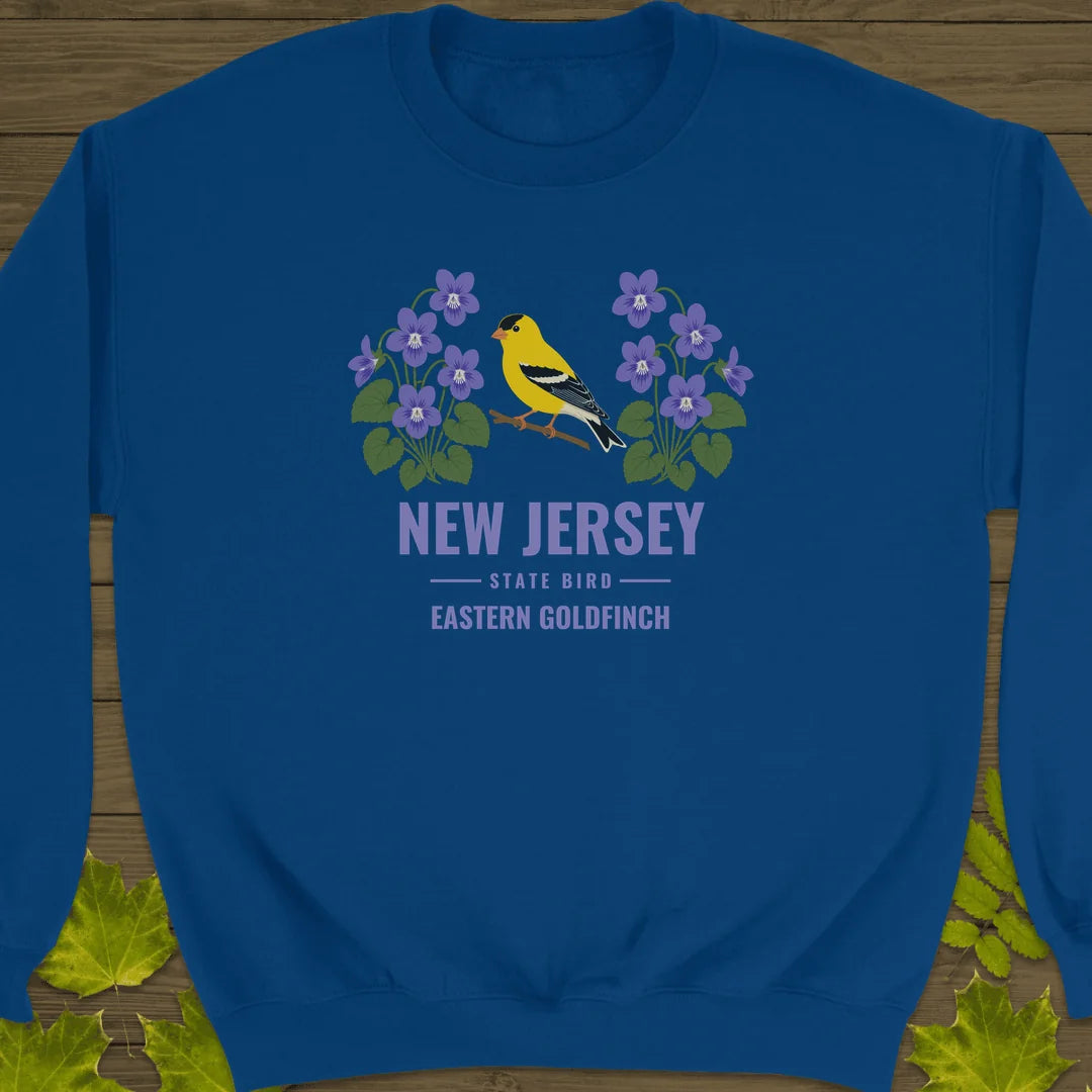 New Jersey State Bird Sweatshirt in Royal