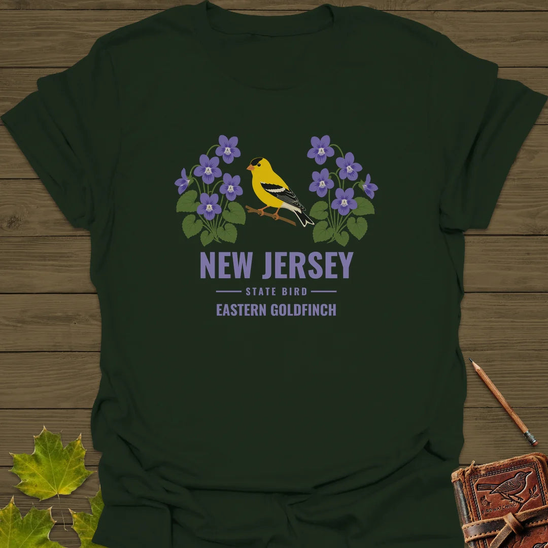 New Jersey State Bird T-Shirt in Forest Green