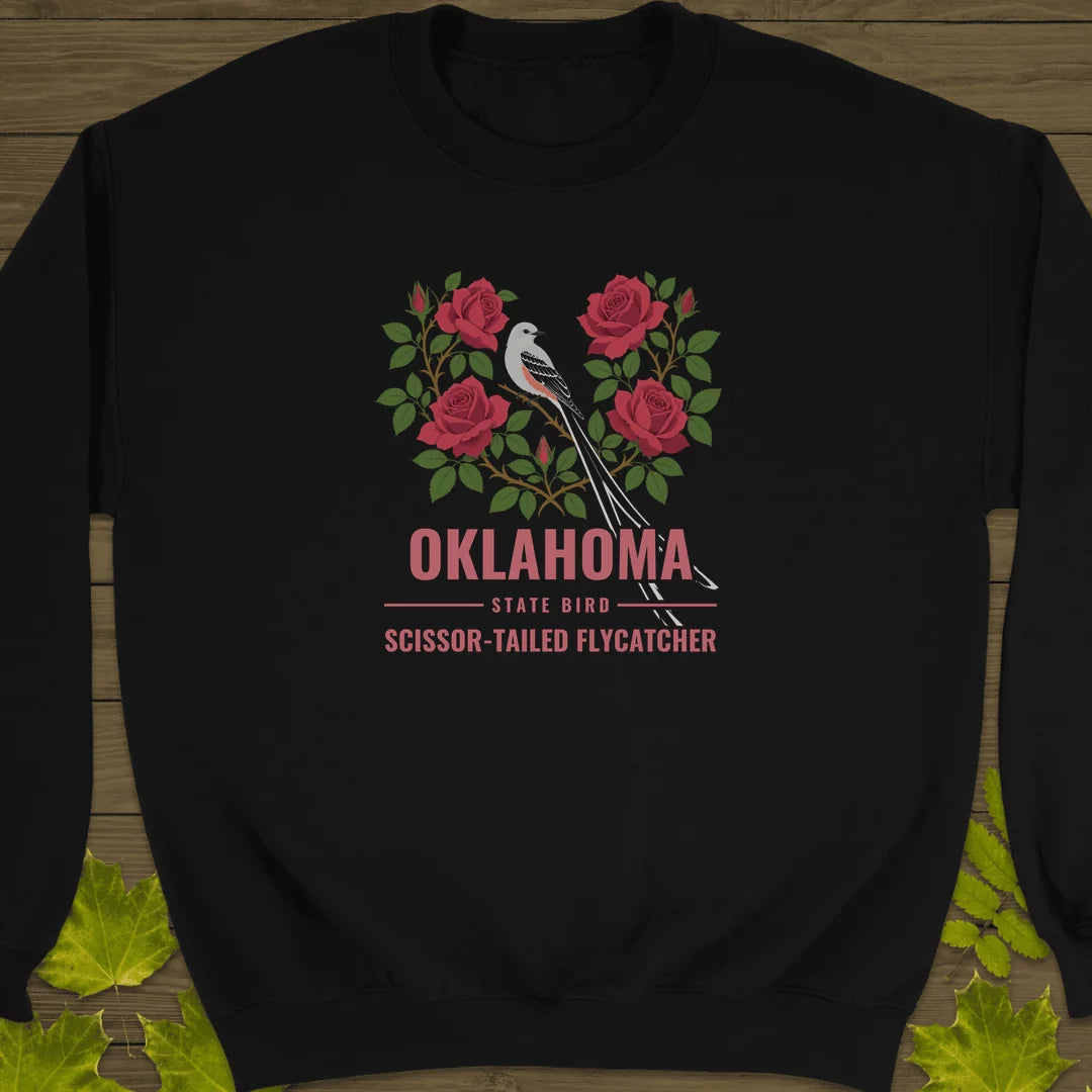 Oklahoma State Bird Sweatshirt in Black