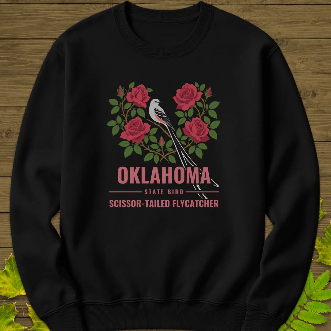 Oklahoma State Bird Sweatshirt in Black