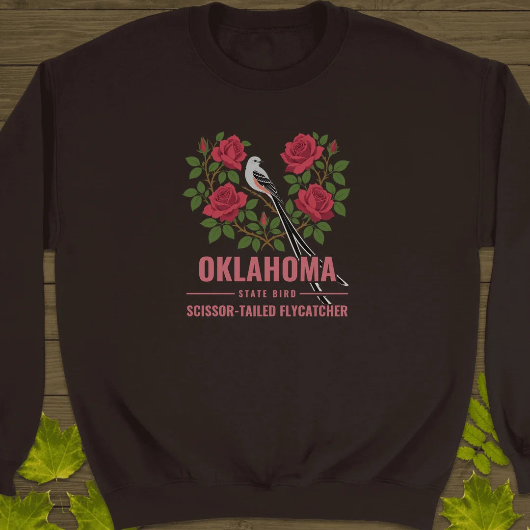 Oklahoma State Bird Sweatshirt in Dark Chocolate