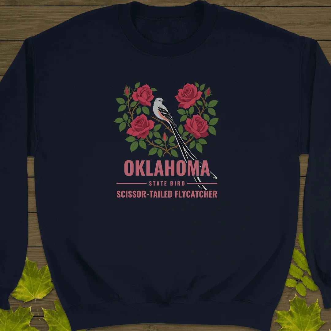 Oklahoma State Bird Sweatshirt in Navy