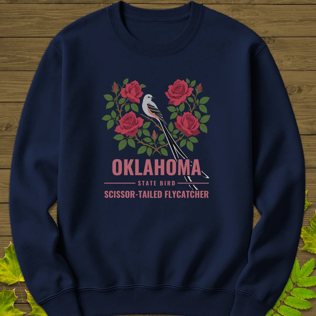 Oklahoma State Bird Sweatshirt in Navy